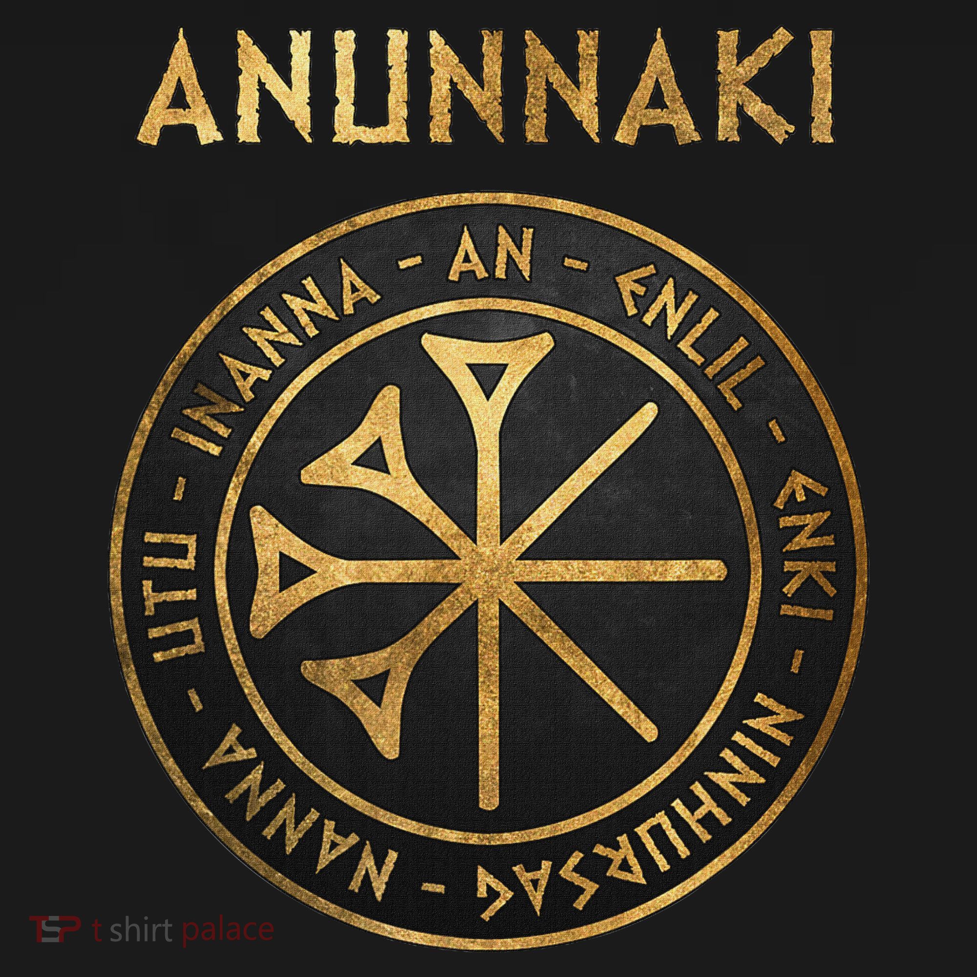Agema Anunnaki Ancient Gods Of Mesopotamia Symbol Coaster