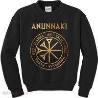 Agema Anunnaki Ancient Gods Of Mesopotamia Symbol Kids Sweatshirt thumb 0
