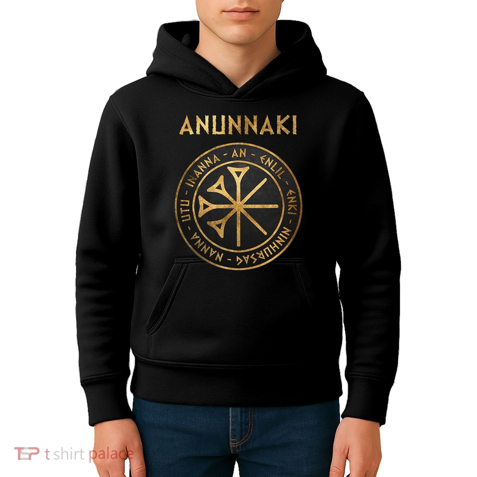 Agema Anunnaki Ancient Gods Of Mesopotamia Symbol Kids Hoodie