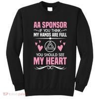 Alcoholics Anonymous Aa Sobriety Recovery Aa Na Sponsor Sweatshirt thumb 0