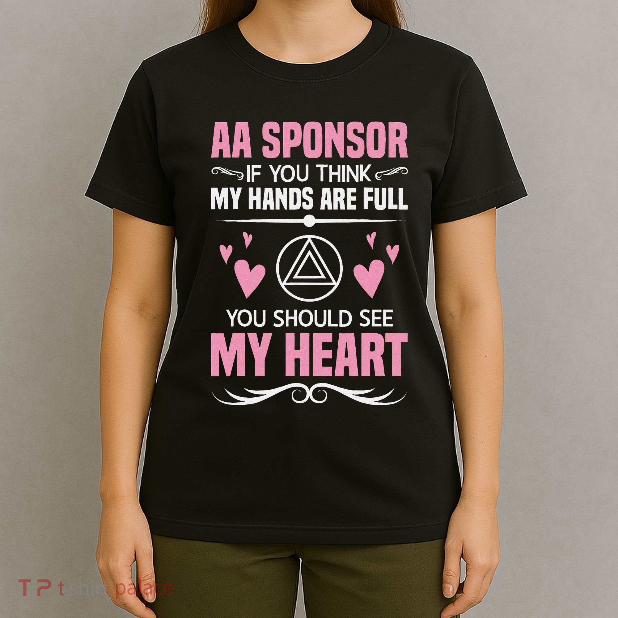Alcoholics Anonymous Aa Sobriety Recovery Aa Na Sponsor T-Shirt
