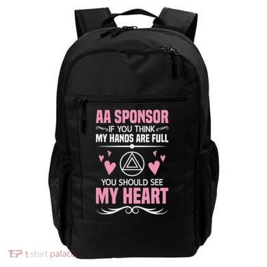 Alcoholics Anonymous Aa Sobriety Recovery Aa Na Sponsor Backpack