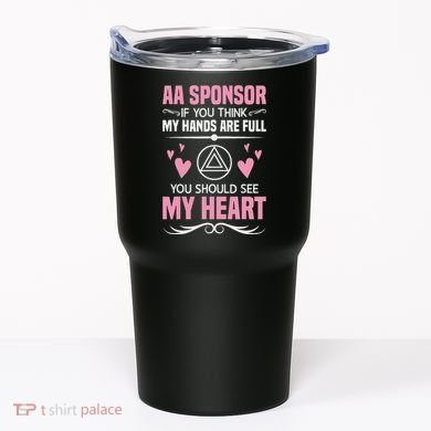 Alcoholics Anonymous Aa Sobriety Recovery Aa Na Sponsor Tumbler