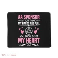 Alcoholics Anonymous Aa Sobriety Recovery Aa Na Sponsor Mousepad thumb 0