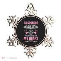 Alcoholics Anonymous Aa Sobriety Recovery Aa Na Sponsor Ornament thumb 0
