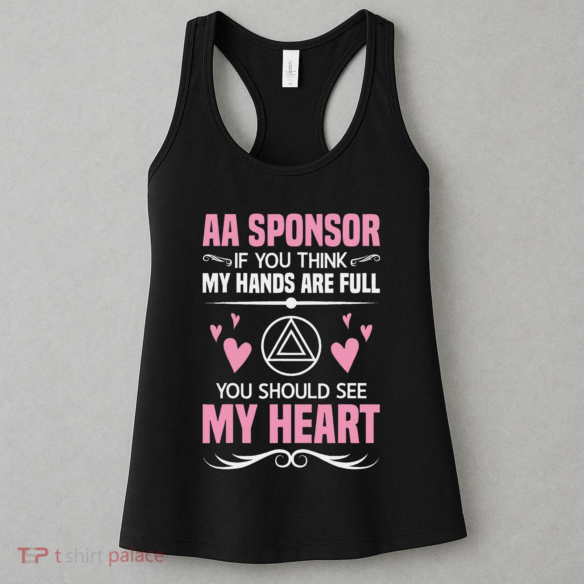 Alcoholics Anonymous Aa Sobriety Recovery Aa Na Sponsor Women's Tank Top