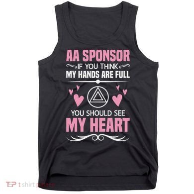 Alcoholics Anonymous Aa Sobriety Recovery Aa Na Sponsor Tank Top