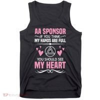 Alcoholics Anonymous Aa Sobriety Recovery Aa Na Sponsor Tank Top thumb 0
