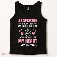 Alcoholics Anonymous Aa Sobriety Recovery Aa Na Sponsor Tank Top thumb 2