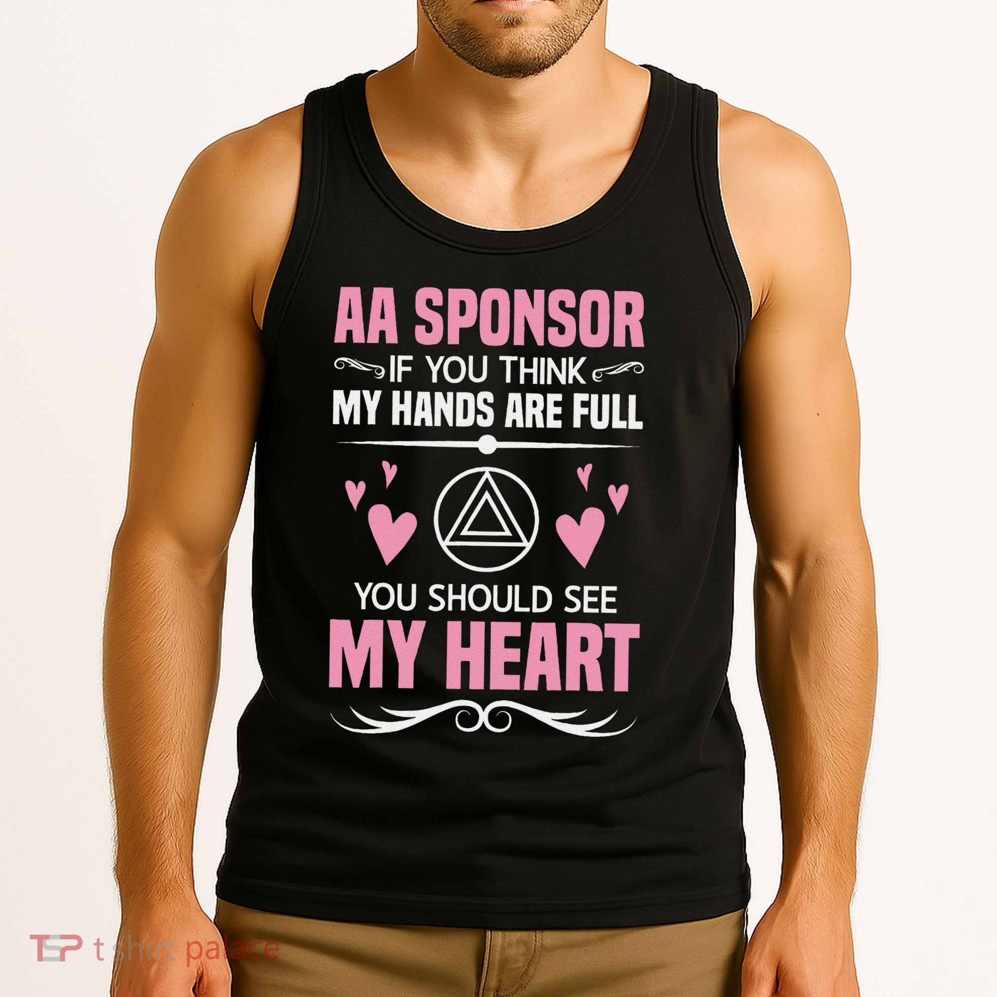 Alcoholics Anonymous Aa Sobriety Recovery Aa Na Sponsor Tank Top