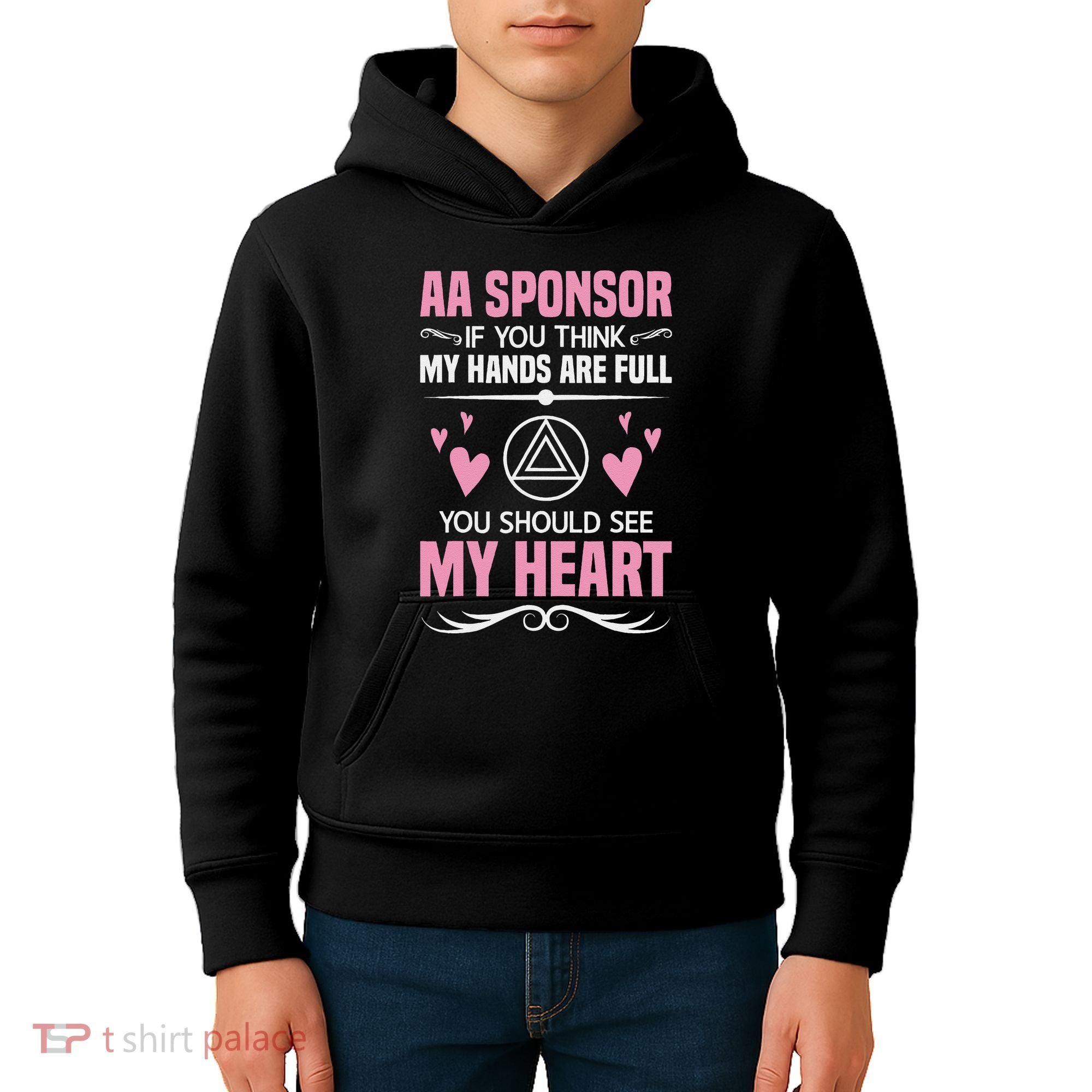 Alcoholics Anonymous Aa Sobriety Recovery Aa Na Sponsor Kids Hoodie