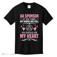 Alcoholics Anonymous Aa Sobriety Recovery Aa Na Sponsor Kids T-Shirt thumb 0