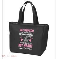 Alcoholics Anonymous Aa Sobriety Recovery Aa Na Sponsor Tote Bag thumb 3