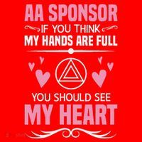 Alcoholics Anonymous Aa Sobriety Recovery Aa Na Sponsor Santa Hat thumb 1