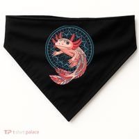 Aztec Axolotl USA-Made Doggie Bandana thumb 0