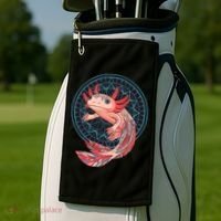 Aztec Axolotl Golf Towel thumb 2