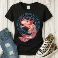 Aztec Axolotl Women's T-Shirt thumb 3