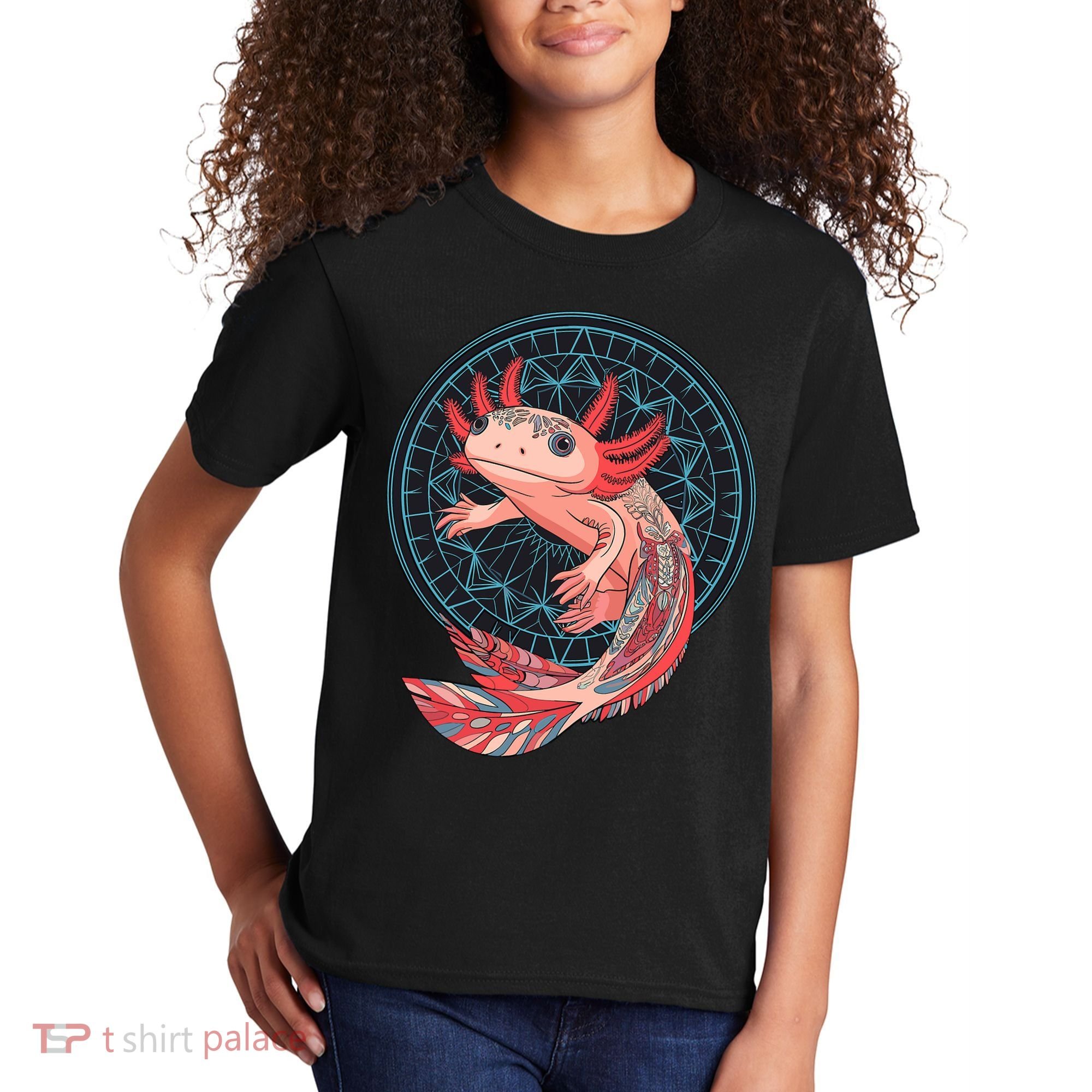 Aztec Axolotl Kids T-Shirt