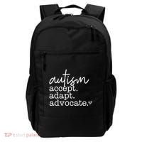 Autism Accept Adapt Advocate Backpack thumb 0