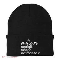 Autism Accept Adapt Advocate Beanie thumb 0