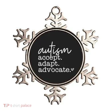 Autism Accept Adapt Advocate Ornament