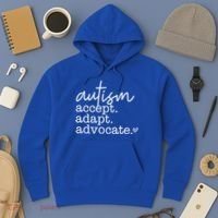 Autism Accept Adapt Advocate Hoodie thumb 3