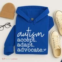 Autism Accept Adapt Advocate Hoodie thumb 4