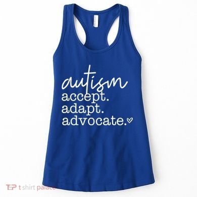 Autism Accept Adapt Advocate Women's Tank Top