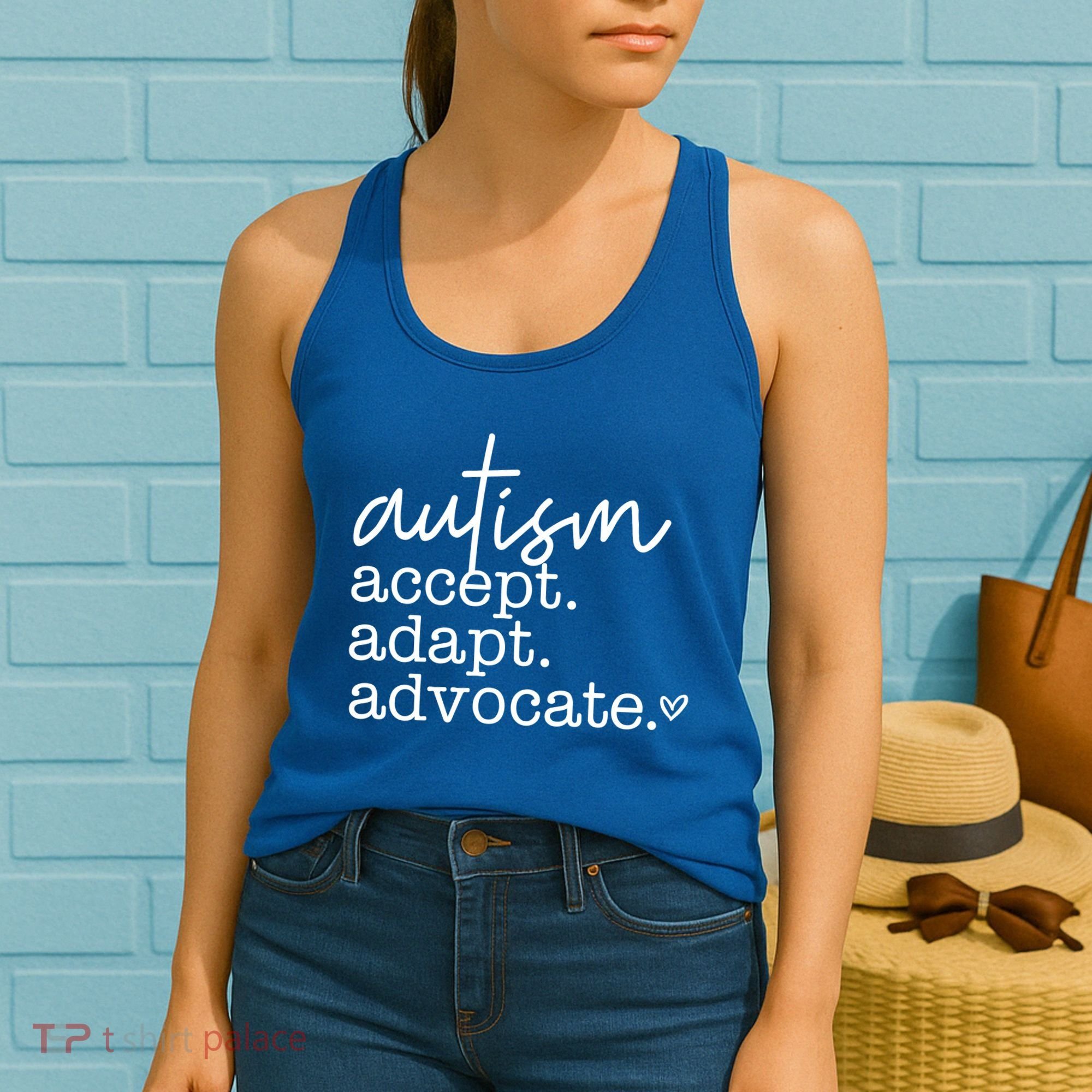 Autism Accept Adapt Advocate Women's Tank Top