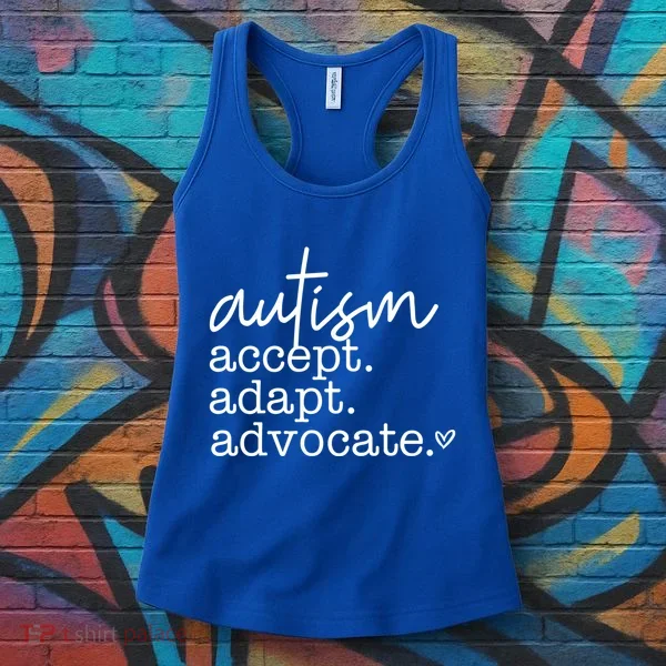 Autism Accept Adapt Advocate Women's Tank Top