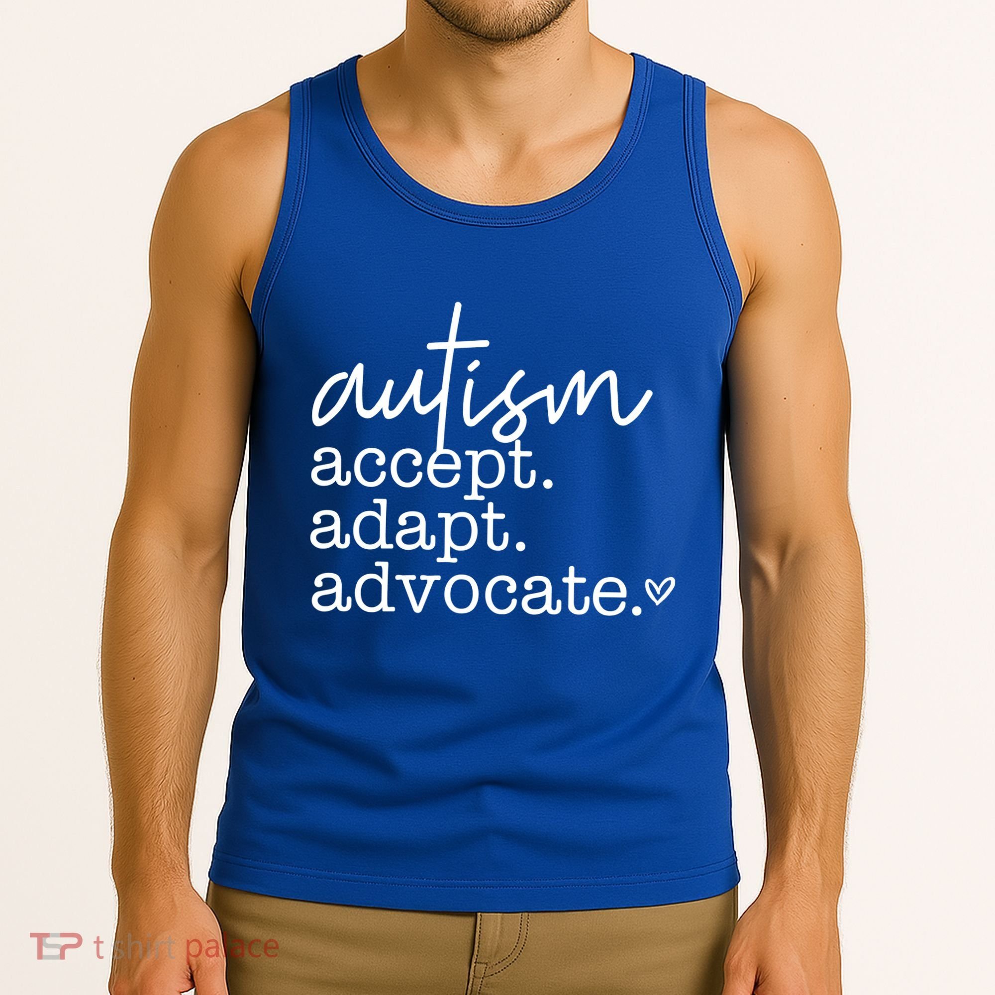 Autism Accept Adapt Advocate Tank Top