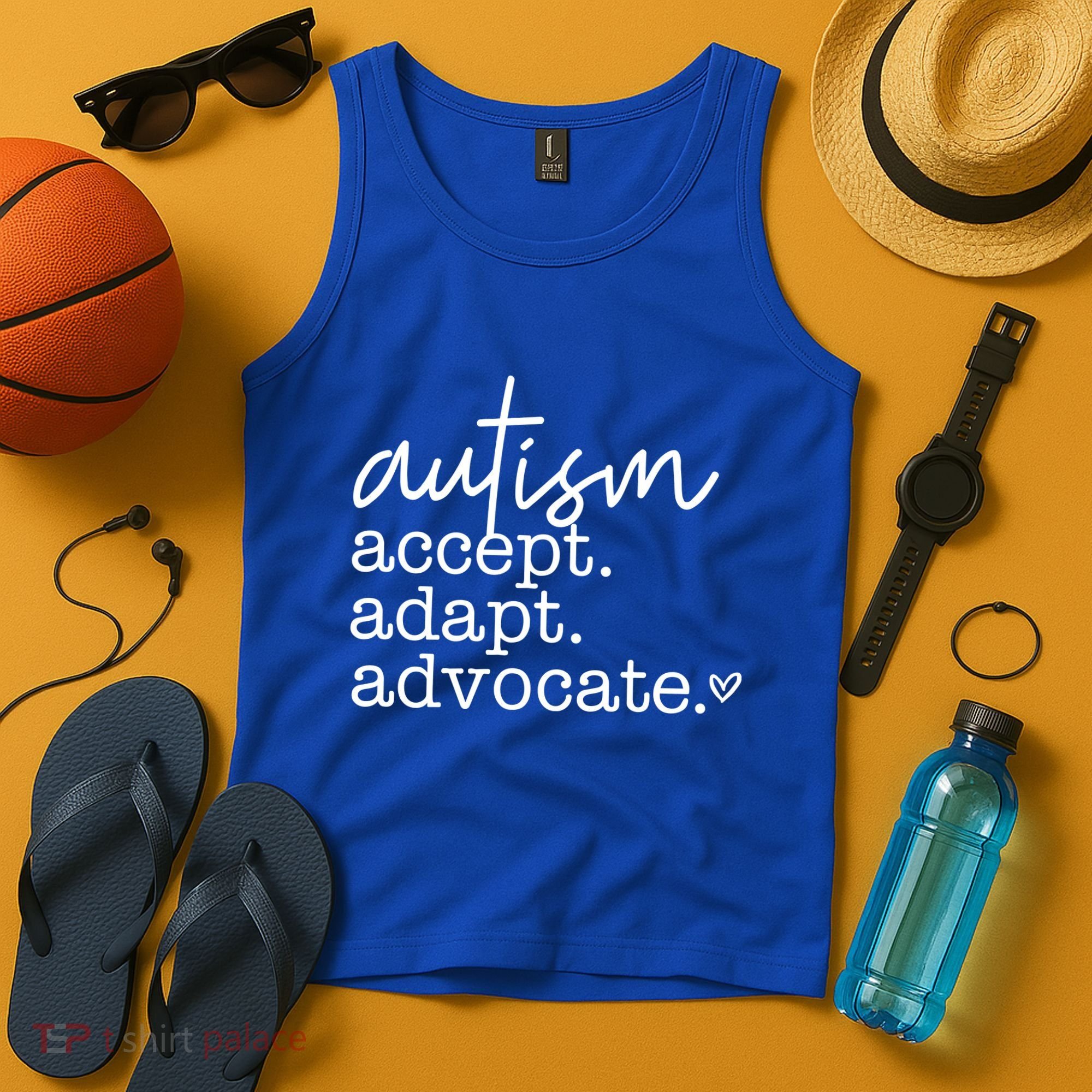 Autism Accept Adapt Advocate Tank Top