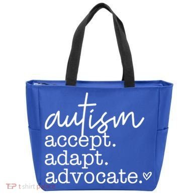 Autism Accept Adapt Advocate Tote Bag