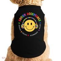 Autism Awareness Acceptance Special Education Teacher Doggie Tank thumb 0