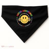 Autism Awareness Acceptance Special Education Teacher USA-Made Doggie Bandana thumb 0