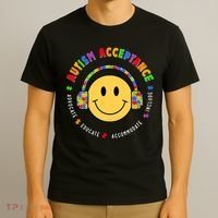 Autism Awareness Acceptance Special Education Teacher T-Shirt thumb 3