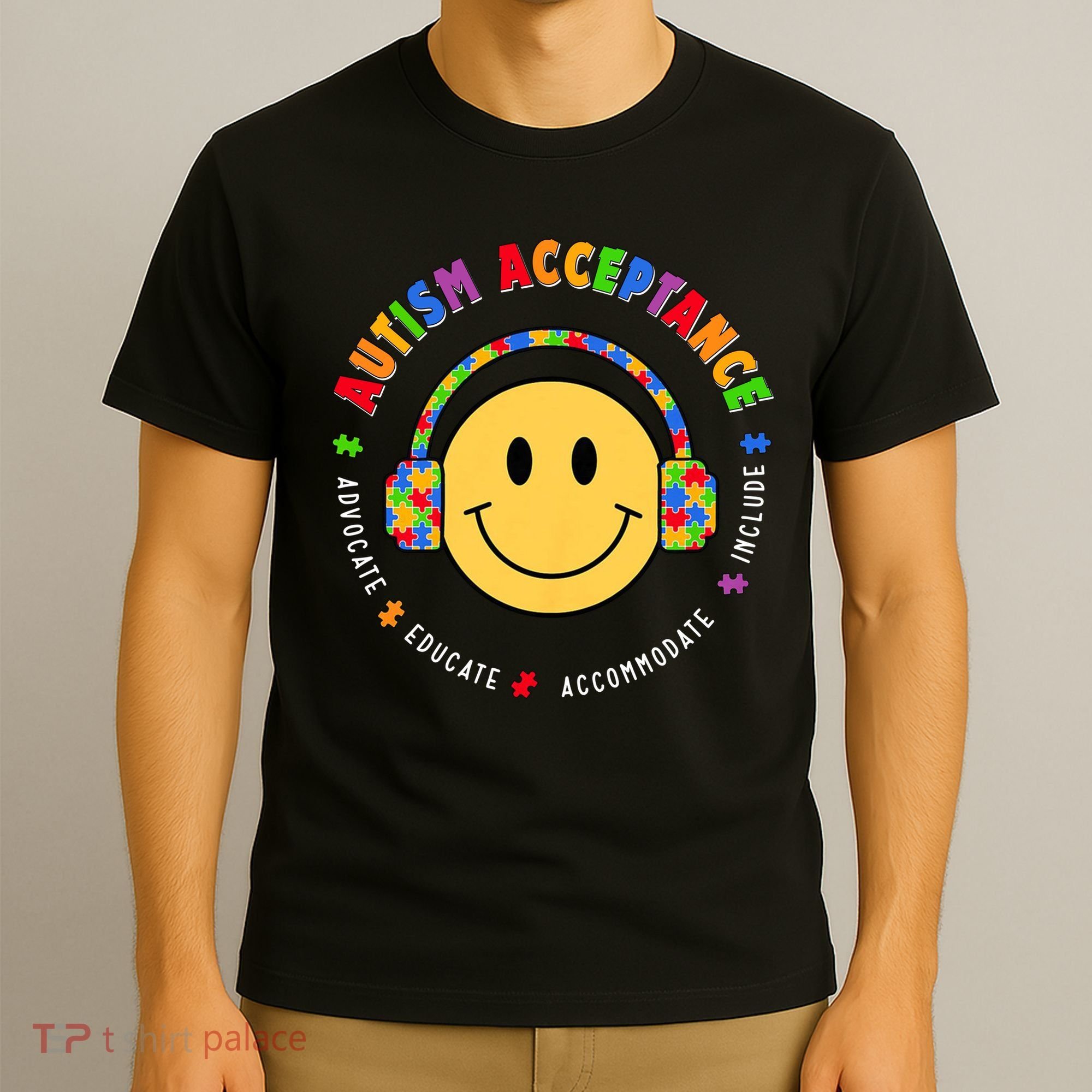 Autism Awareness Acceptance Special Education Teacher T-Shirt
