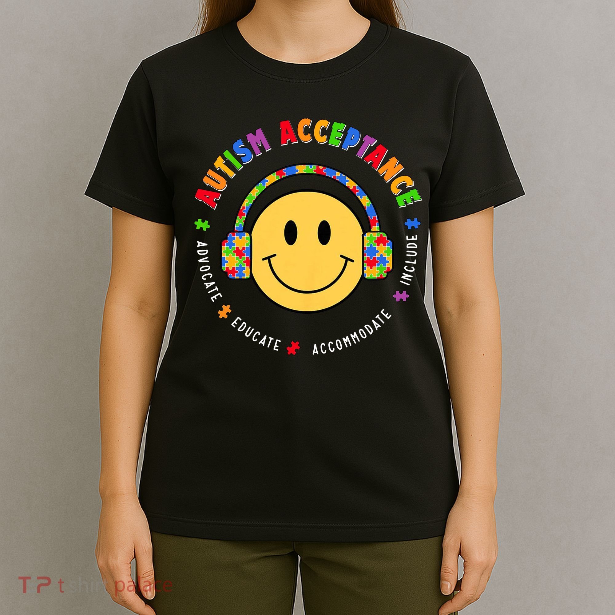 Autism Awareness Acceptance Special Education Teacher T-Shirt