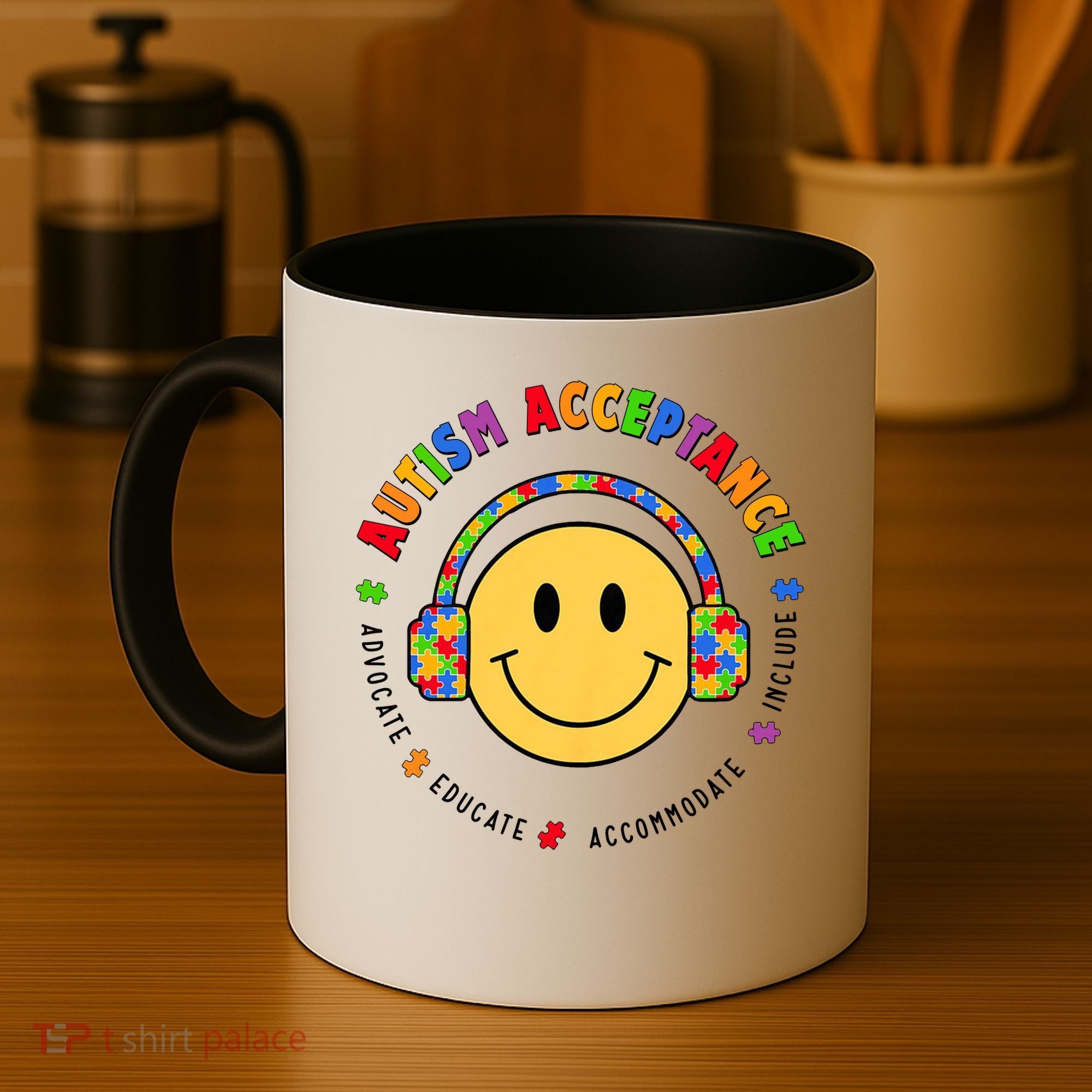 Autism Awareness Acceptance Special Education Teacher Coffee Mug