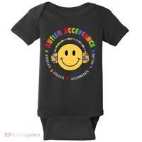 Autism Awareness Acceptance Special Education Teacher Baby Bodysuit thumb 0