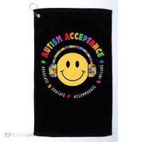 Autism Awareness Acceptance Special Education Teacher Golf Towel thumb 0
