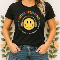 Autism Awareness Acceptance Special Education Teacher Women's T-Shirt thumb 2