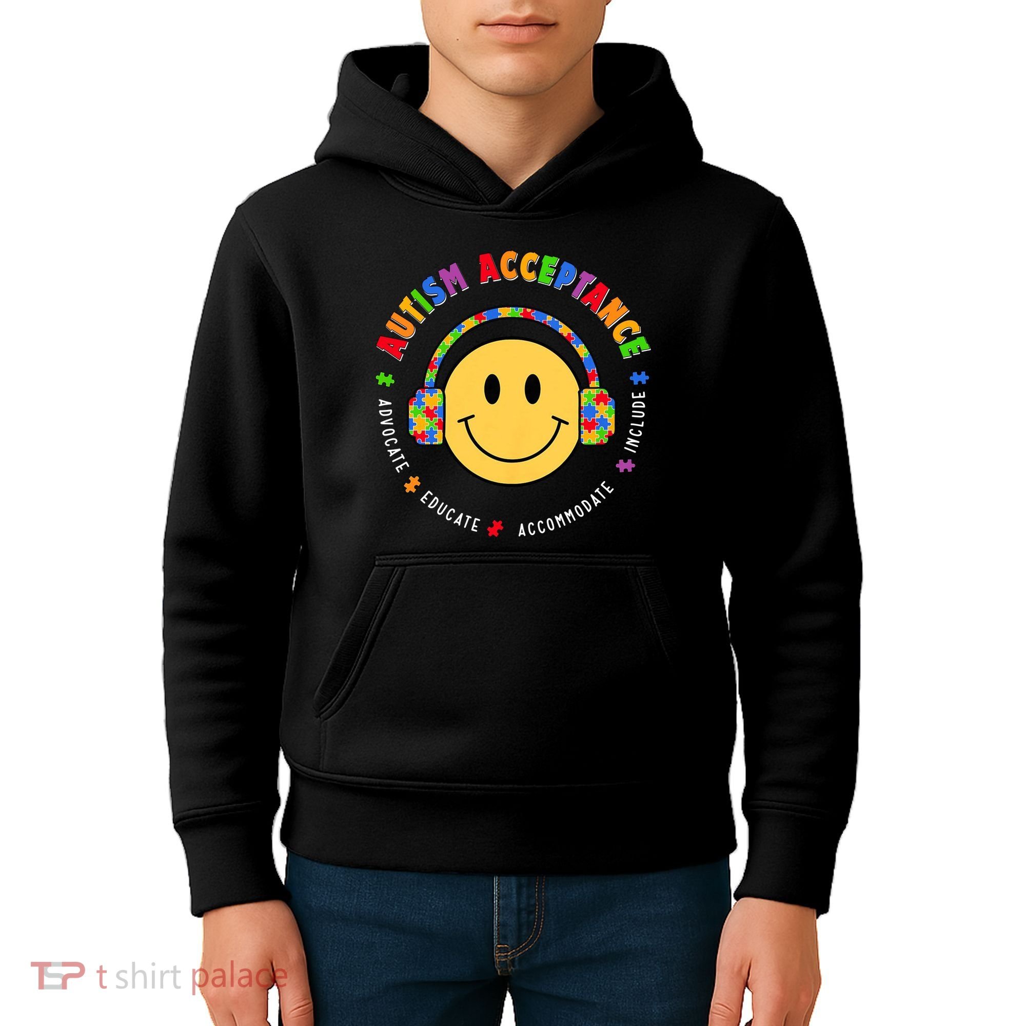 Autism Awareness Acceptance Special Education Teacher Kids Hoodie
