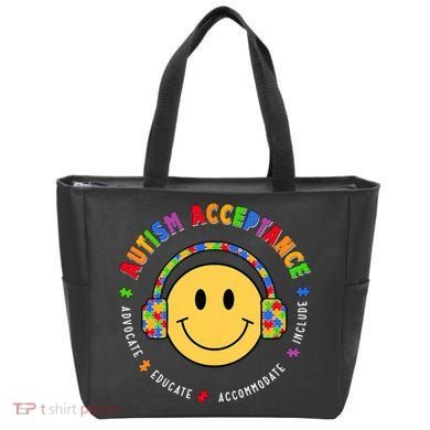 Autism Awareness Acceptance Special Education Teacher Tote Bag