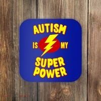 Autism Awareness Autism Is My Super Power Coaster thumb 0