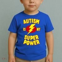 Autism Awareness Autism Is My Super Power Toddler T-Shirt thumb 2