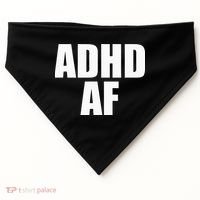 Adhd Af USA-Made Doggie Bandana thumb 0