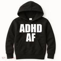 Adhd Af Kids Hoodie thumb 0