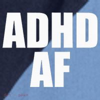 Adhd Af Raglan Baseball Sleeve Shirt thumb 2