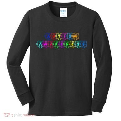 Autism Awareness Kids Long Sleeve Shirt